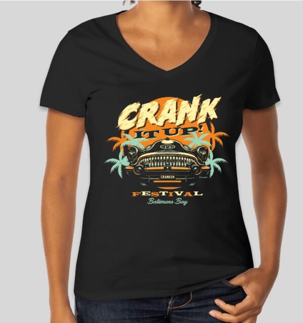 Crank It Up Event Shirt 2024 women ***AVAILABLE AT THE MERCH TENT*** - Image 3