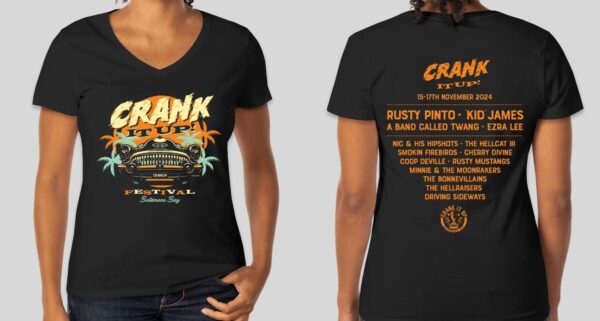 Crank It Up Event Shirt 2024 women ***AVAILABLE AT THE MERCH TENT***