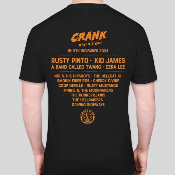 Crank It Up Event Shirt 2024 Men  ***ONLY AVAILABLE AT THE MERCH TENT*** - Image 3