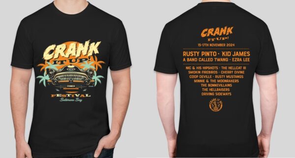 Crank It Up Event Shirt 2024 Men  ***ONLY AVAILABLE AT THE MERCH TENT***