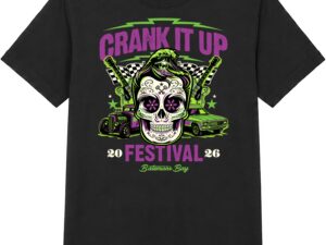 Crank It Up Festival Event Shirt 2026 - Purple Green