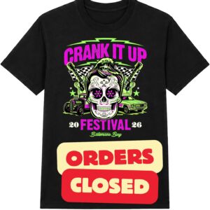 Crank It Up Festival Event Shirt 2026 - Purple Green